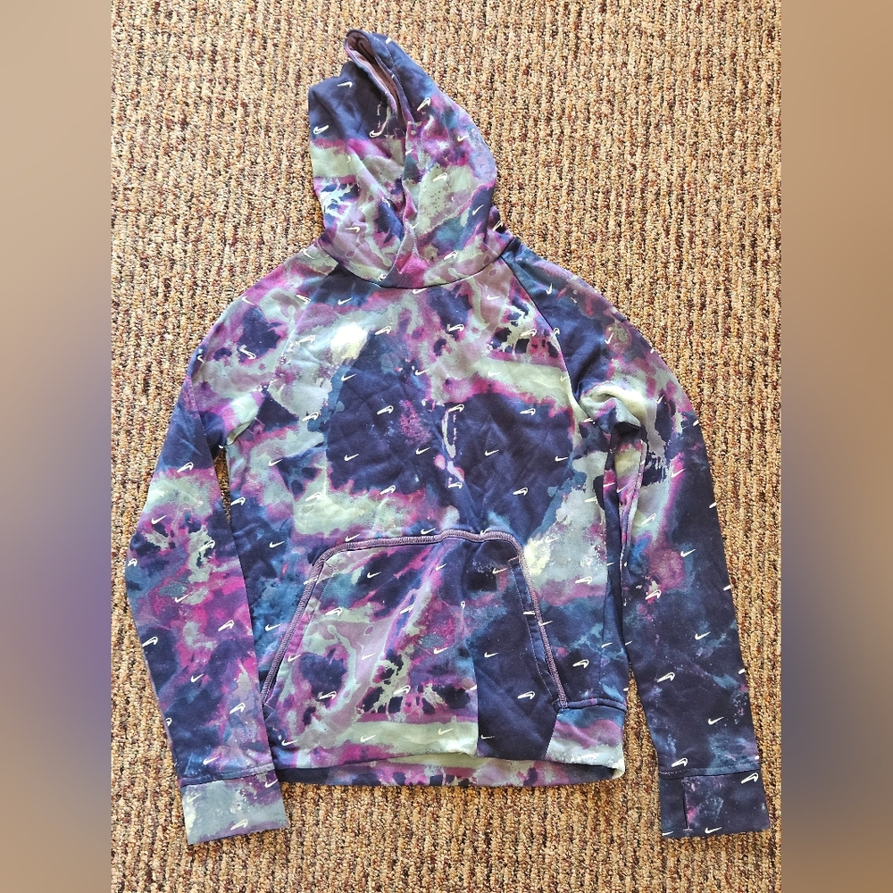 Nike Therma-Fit Purple and Blue Hoodie